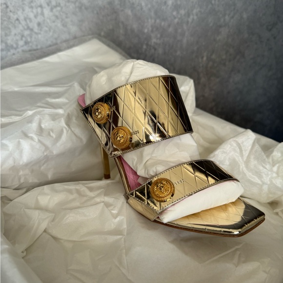 Balmain Mirror Mules NWT - Picture 14 of 16